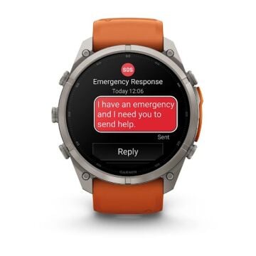 fenix 9 Pro inReach – 51 mm - Titanyum, Turuncu Kayışlı