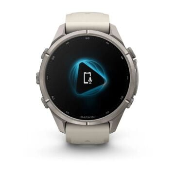 fenix 9 Pro – 43 mm - Titanyum, Gri Silikon Kayışlı