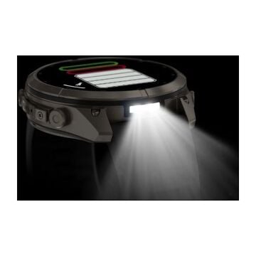 fenix 9 Pro – 51 mm - Titanyum, Graphite/Siyah Silikon Kayışlı