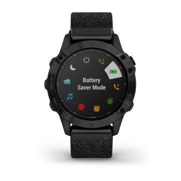 Garmin Fenix 6 Pro Sapphire Siyah Naylon Kayış
