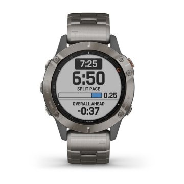 Garmin fenix 6 Titanyum Pro Sapphire Titanyum Kayış