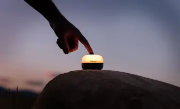 AlpenGlow Mini 150 Lumen USB Kamp Lambası Charcoal